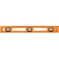 Eat-In 18 in. Orange Structo-Cast Level - 3 Vial EA769066